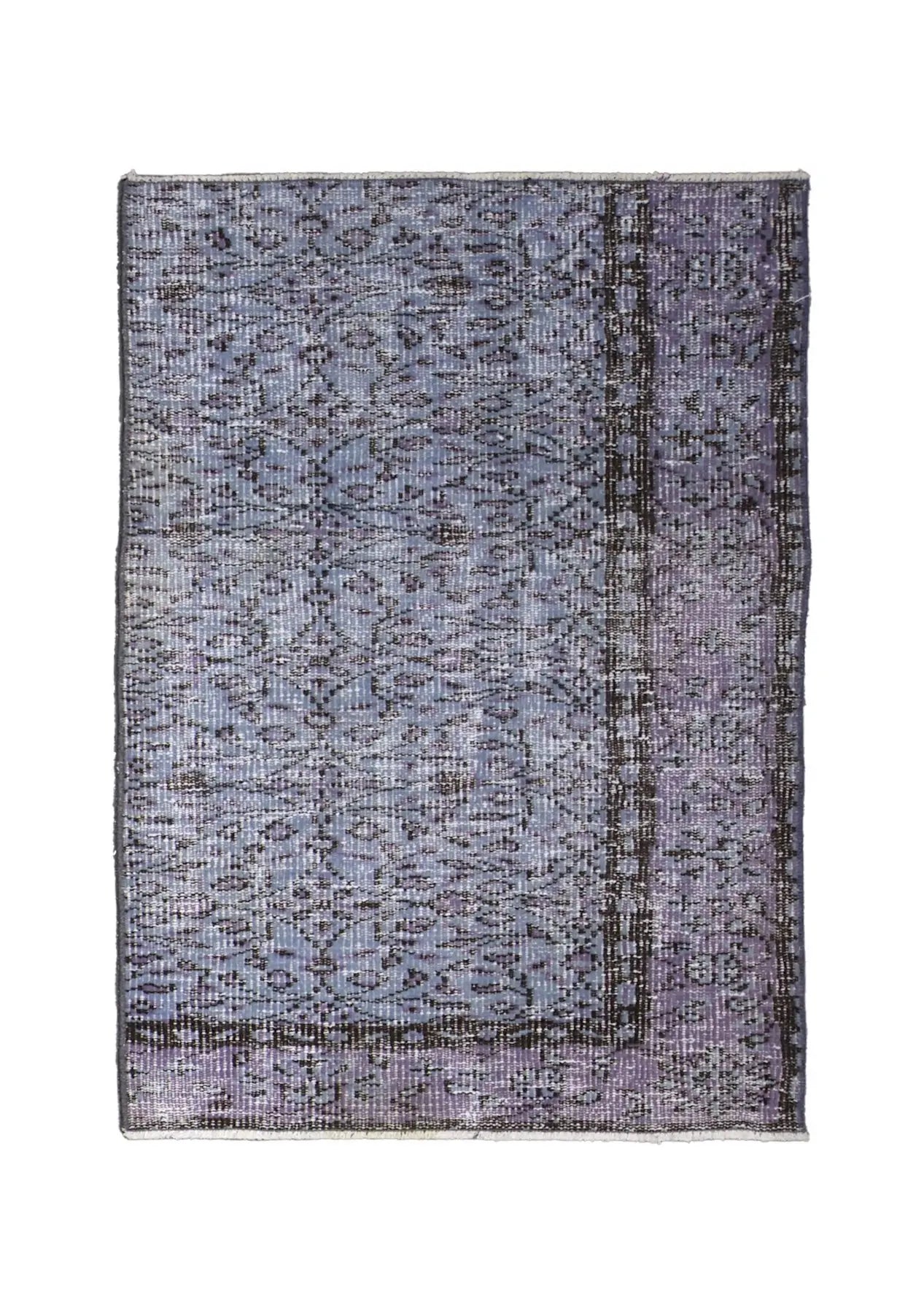 Everlee - Vintage Blue Overdyed Rug - kudenrugs