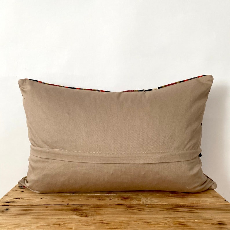 Jeena - Multi Color Kilim Pillow Cover - kudenrugs