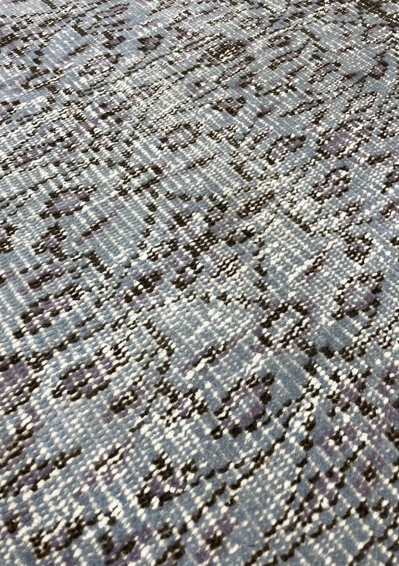 Jessica - Vintage Blue Overdyed Rug - kudenrugs