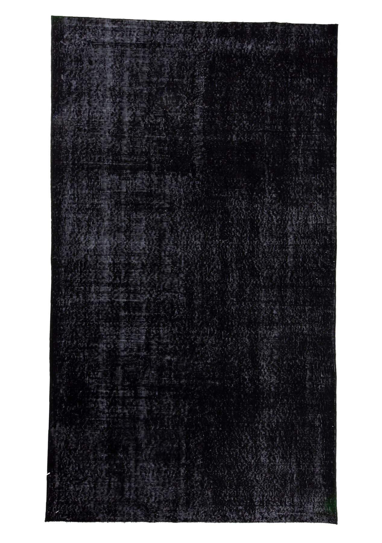 Judith - Vintage Black Overdyed Rug - kudenrugs