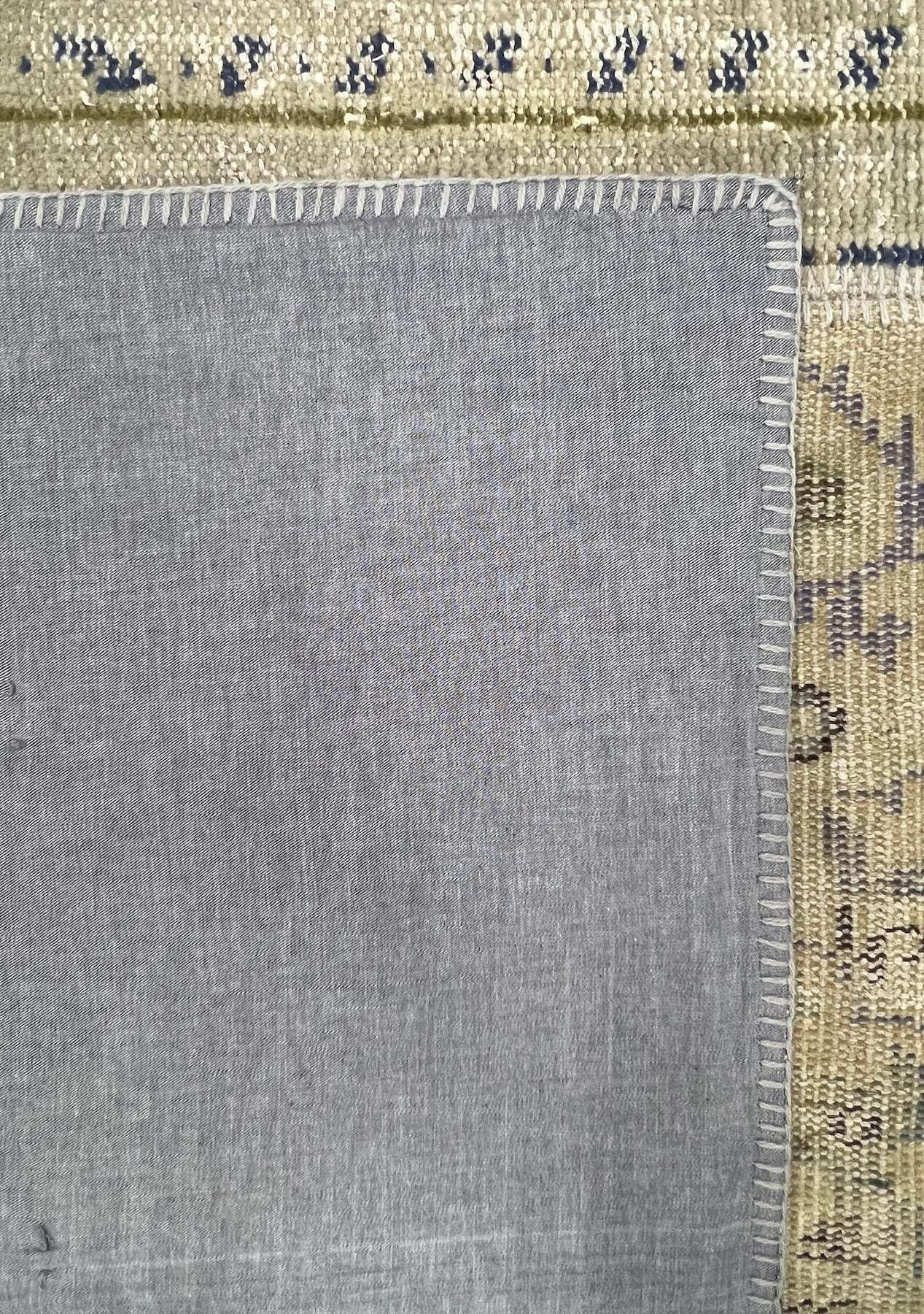 Kaliyah - Vintage Beige Patchwork Rug - kudenrugs