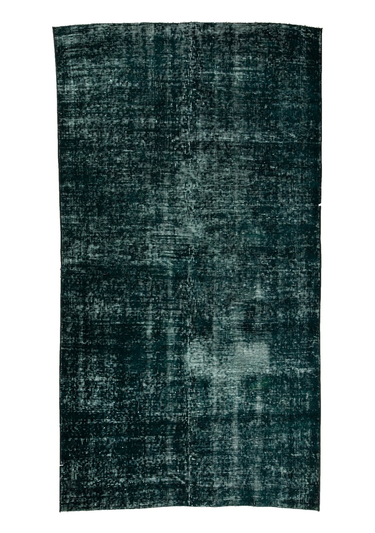 Leola - Vintage Green Overdyed Rug - kudenrugs