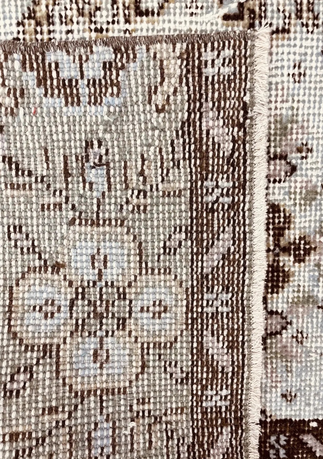 Louisa - Vintage Blue Overdyed Rug - kudenrugs