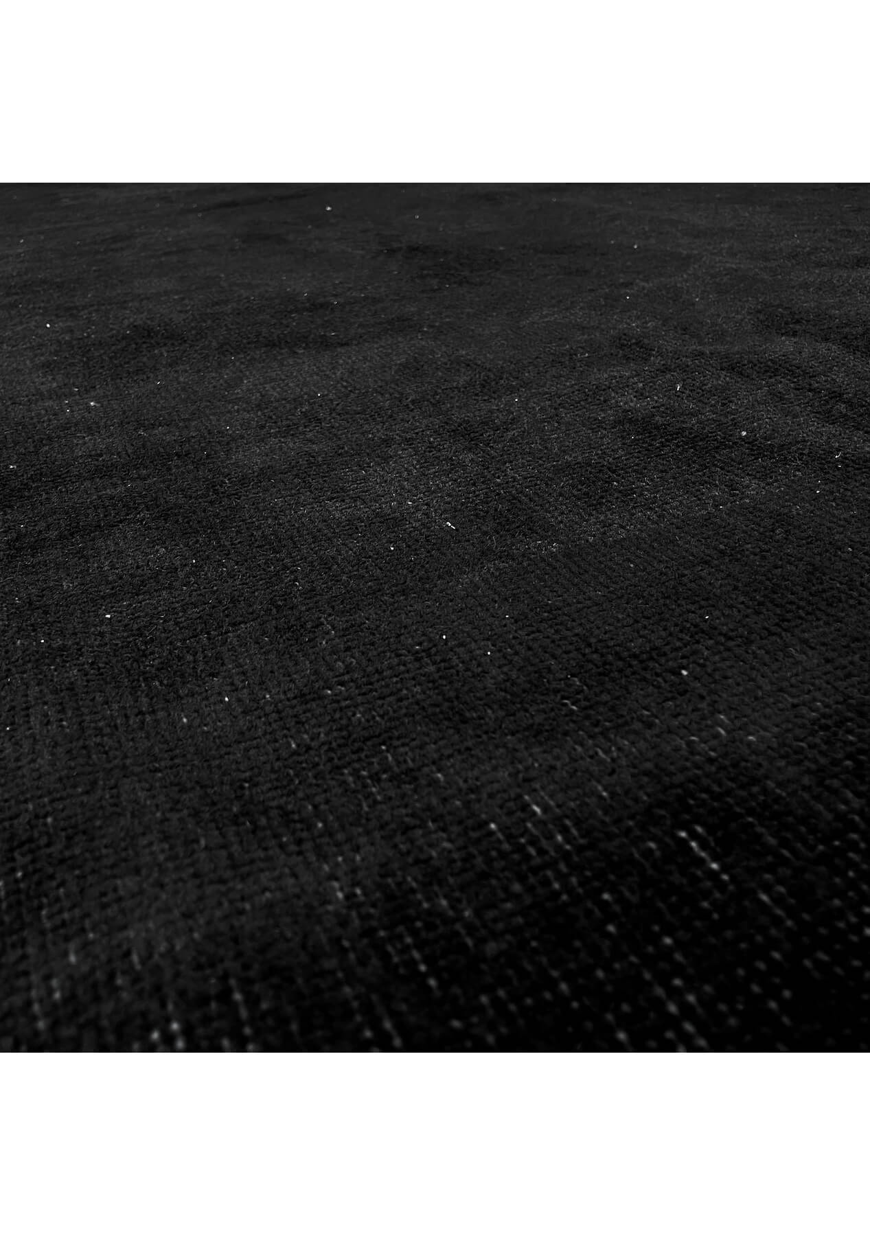 Luann - Vintage Black Overdyed Rug - kudenrugs