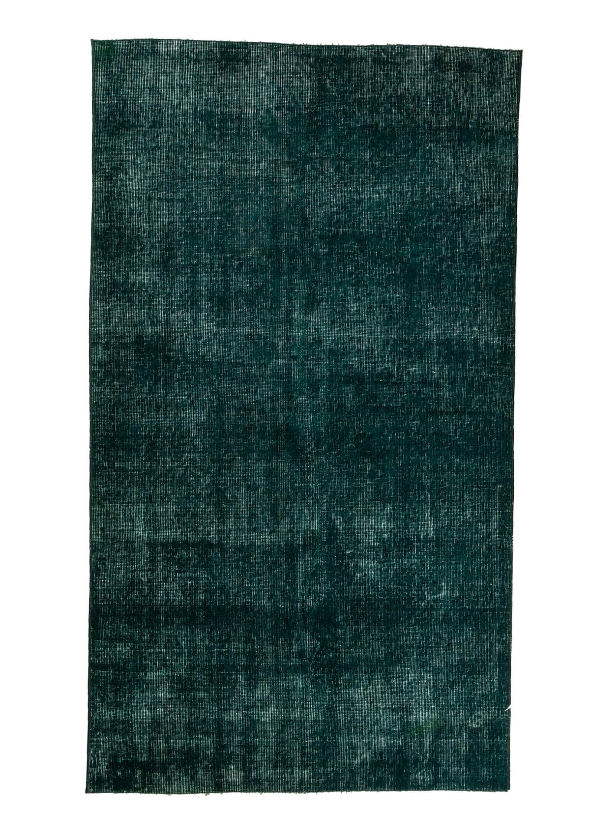 Lucy - Vintage Green Overdyed Rug - kudenrugs