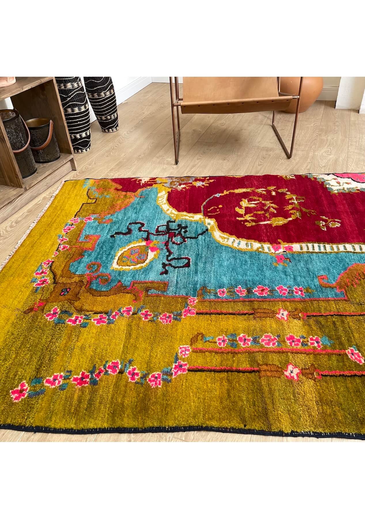 Maggie - Vintage Oriental Rug Runner - kudenrugs