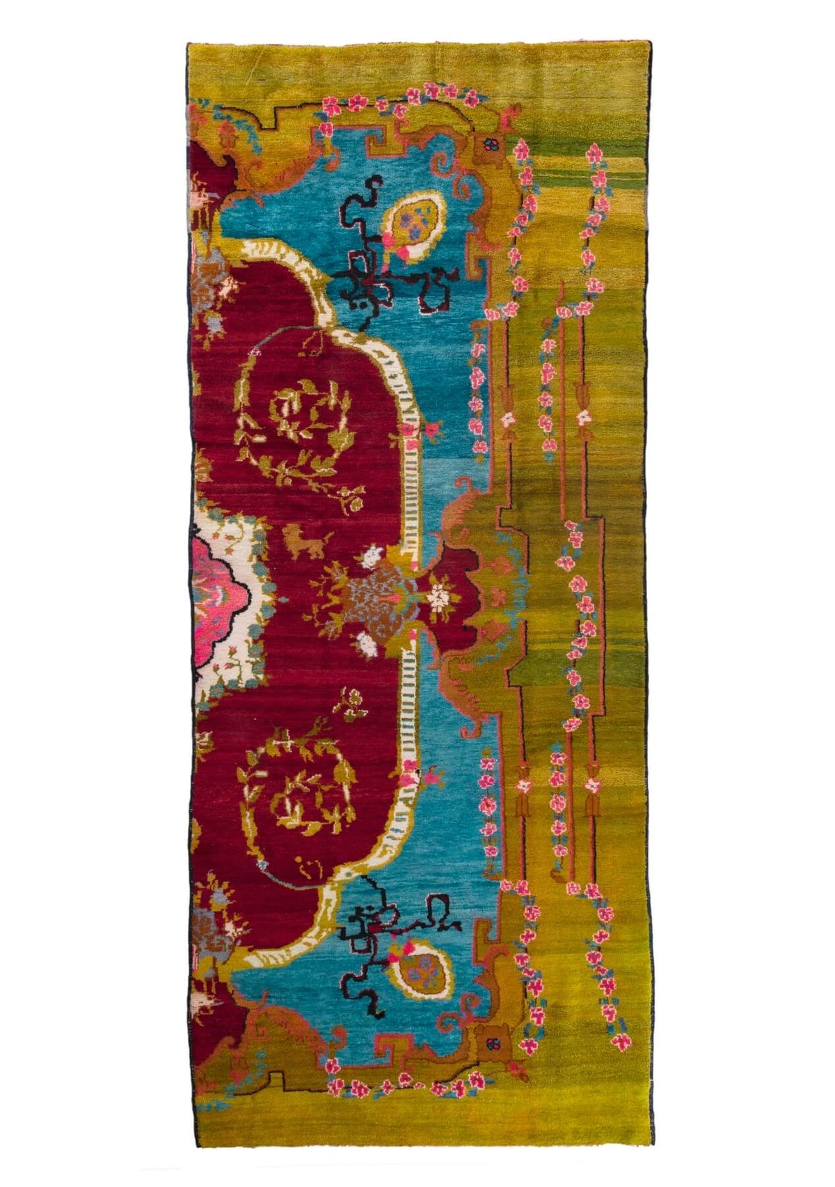 Maggie - Vintage Oriental Rug Runner - kudenrugs