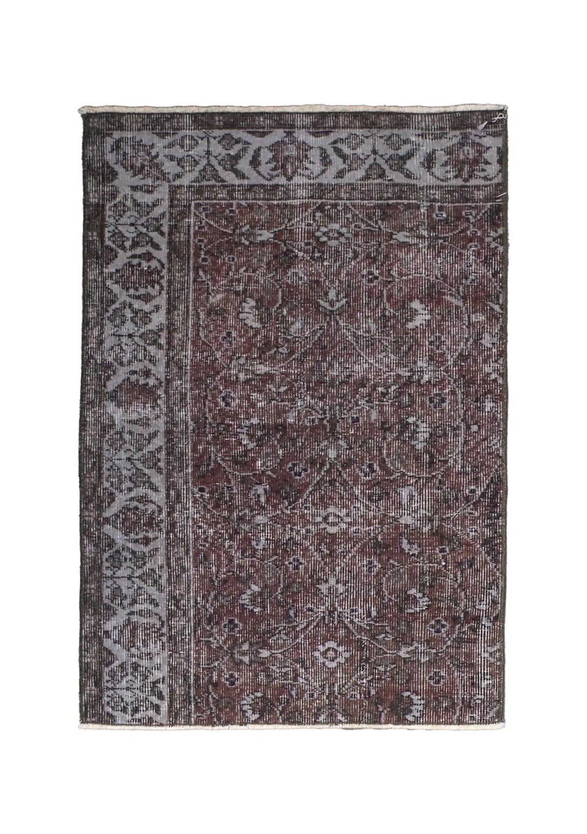 Magnolia - Vintage Red Overdyed Rug - kudenrugs