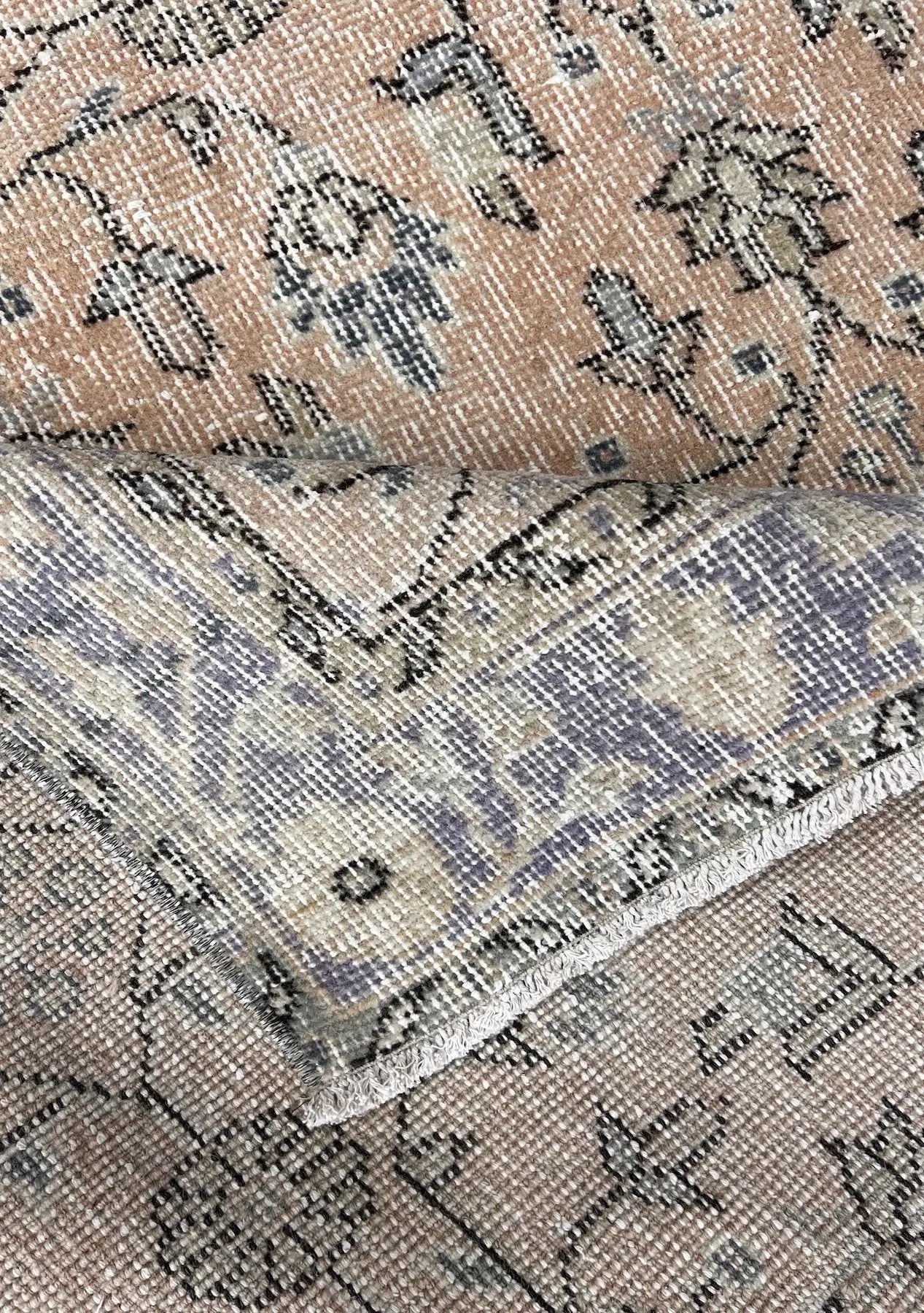 Maisie - Vintage Orange Antique Washed Rug - kudenrugs