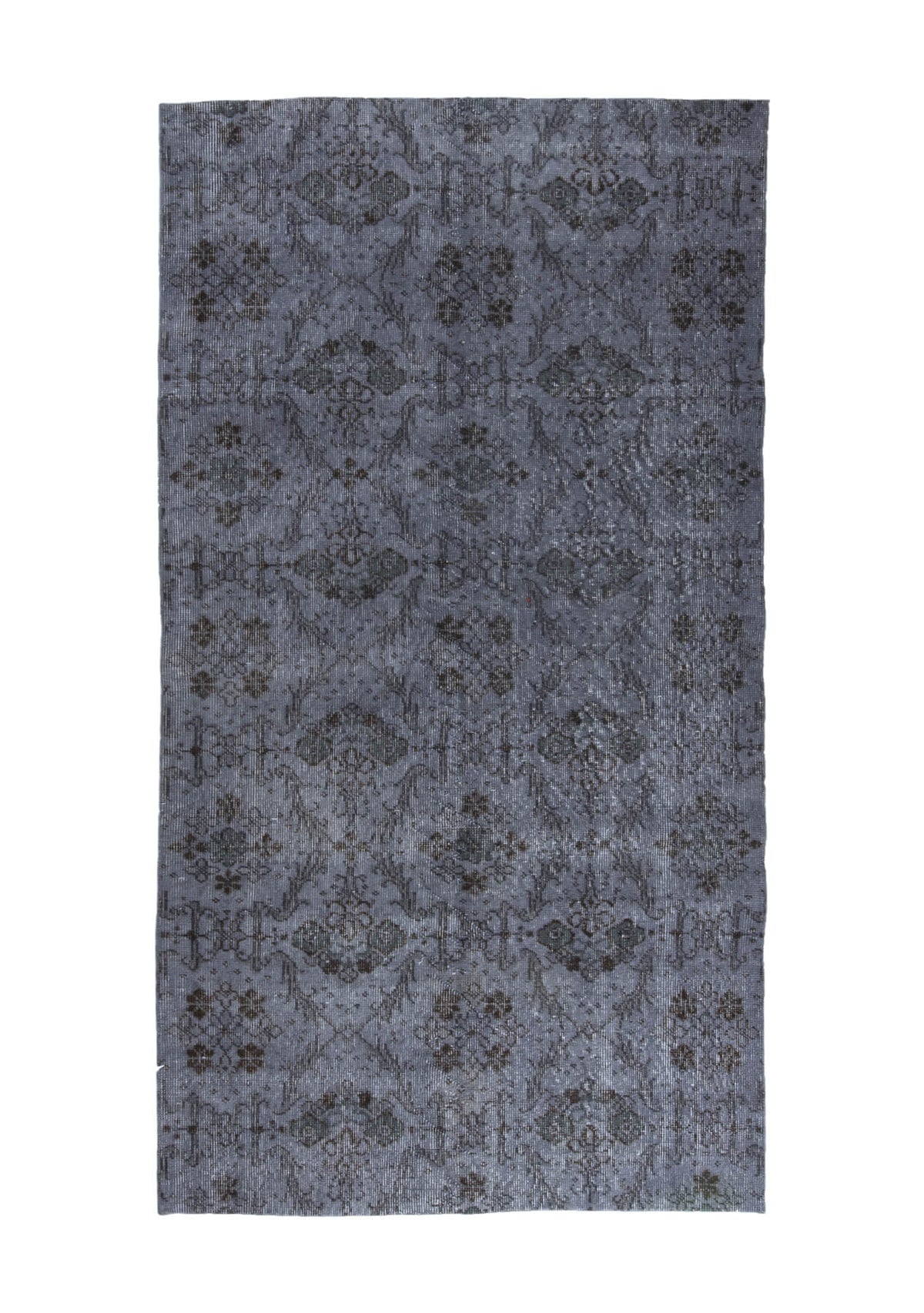 Nayeli - Vintage Gray Overdyed Rug - kudenrugs
