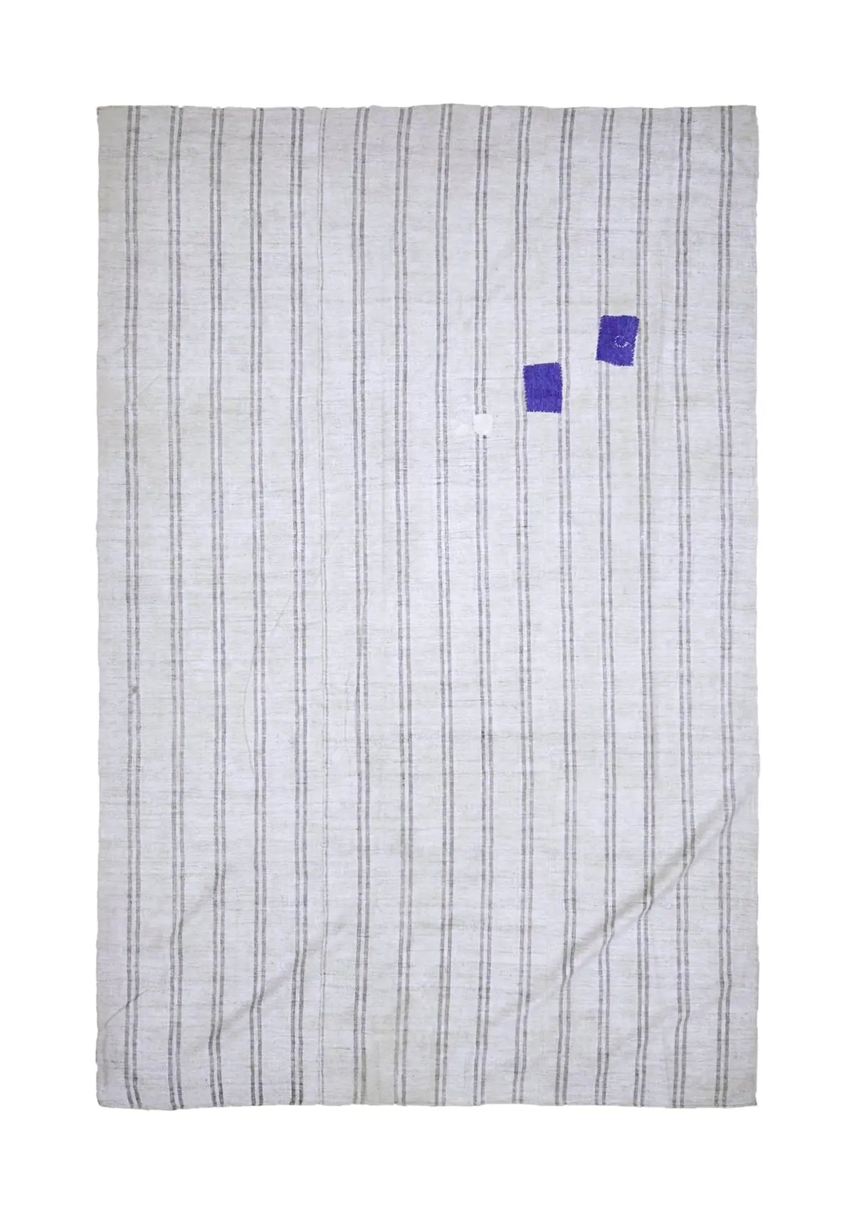 Miranda - White Turkish Kilim Rug - kudenrugs