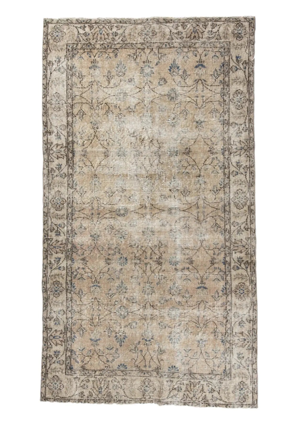 Oaklee - Vintage Orange Antique Washed Rug - kudenrugs
