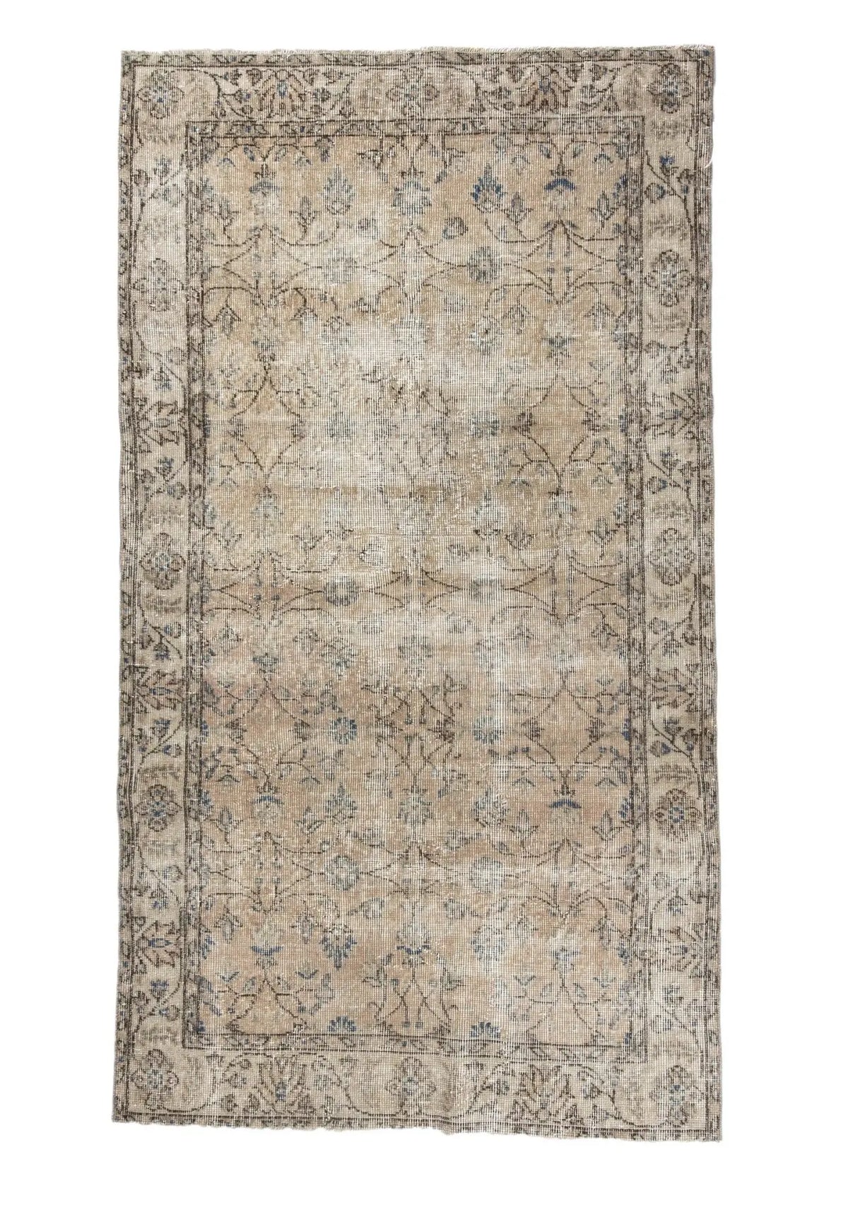 Oaklee - Vintage Orange Antique Washed Rug - kudenrugs