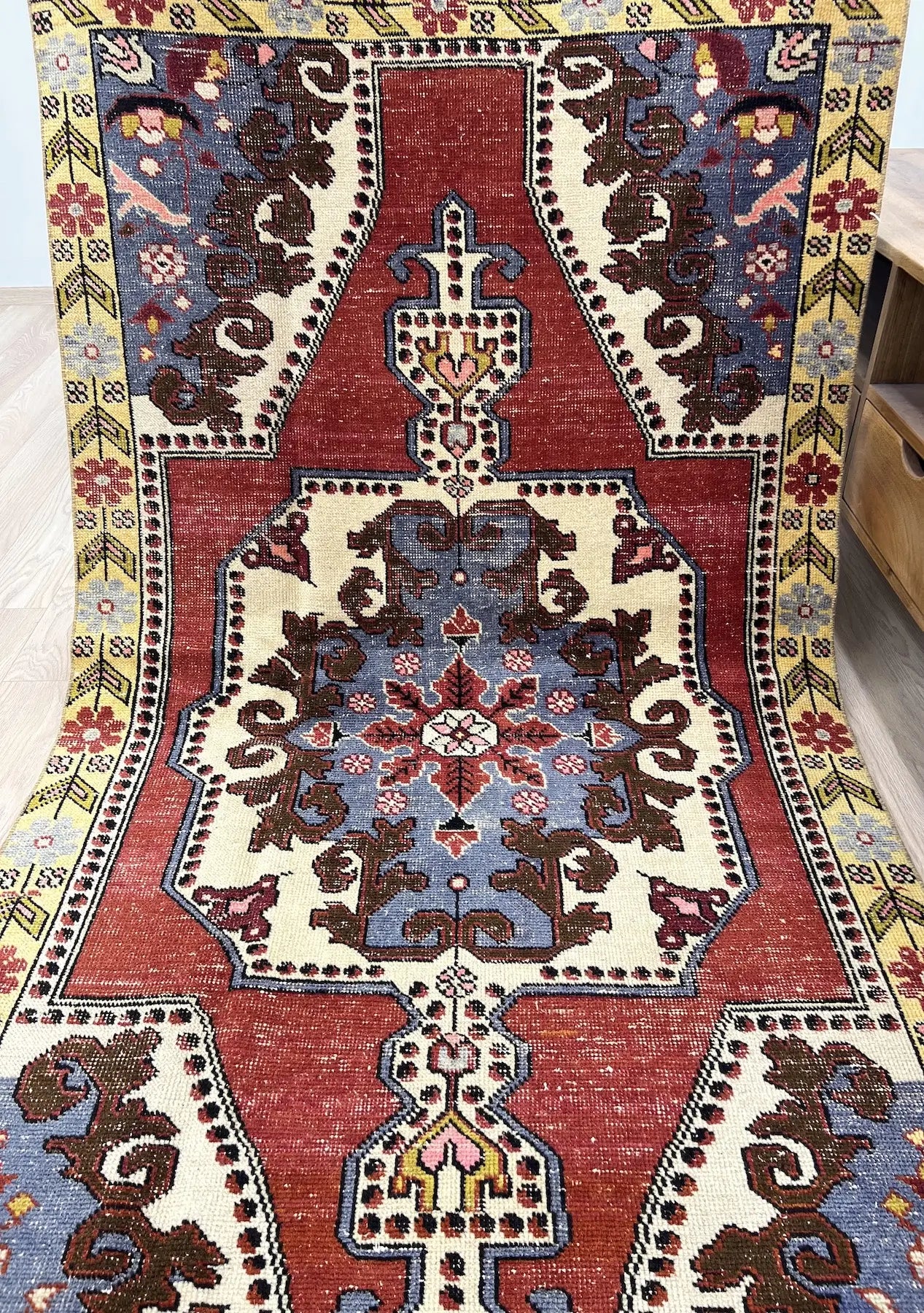 Oralie - Vintage Anatolian Rug - kudenrugs