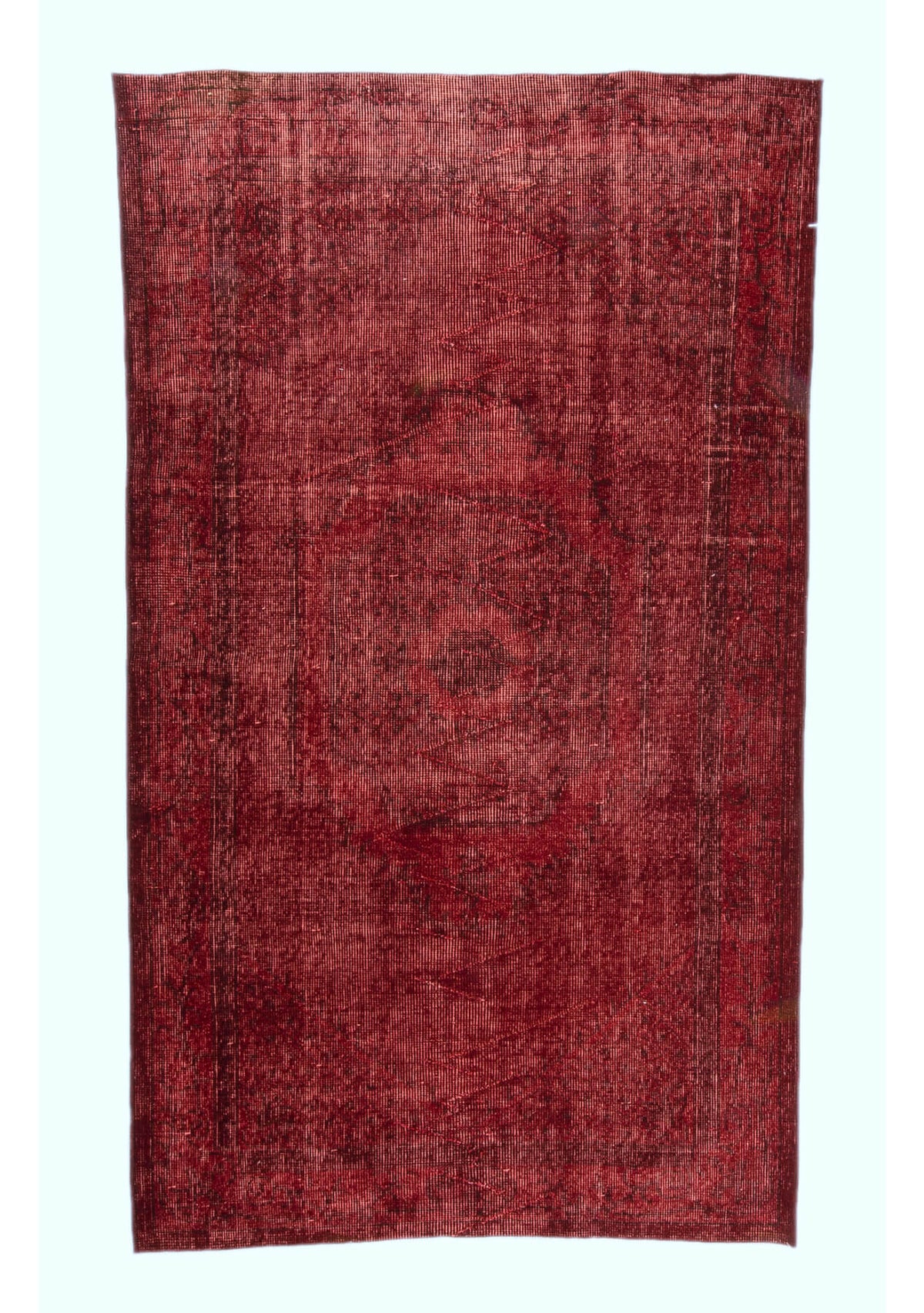 Perla - Vintage Red Overdyed Rug - kudenrugs