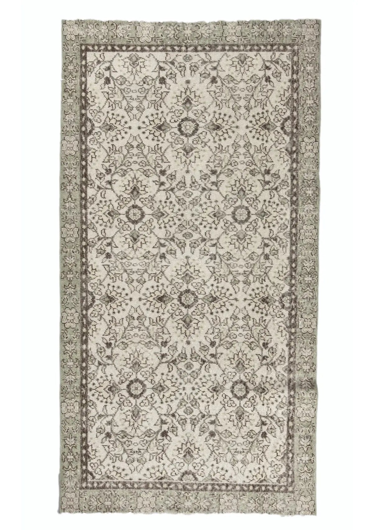 Remington - Vintage Beige Antique Washed Rug - kudenrugs