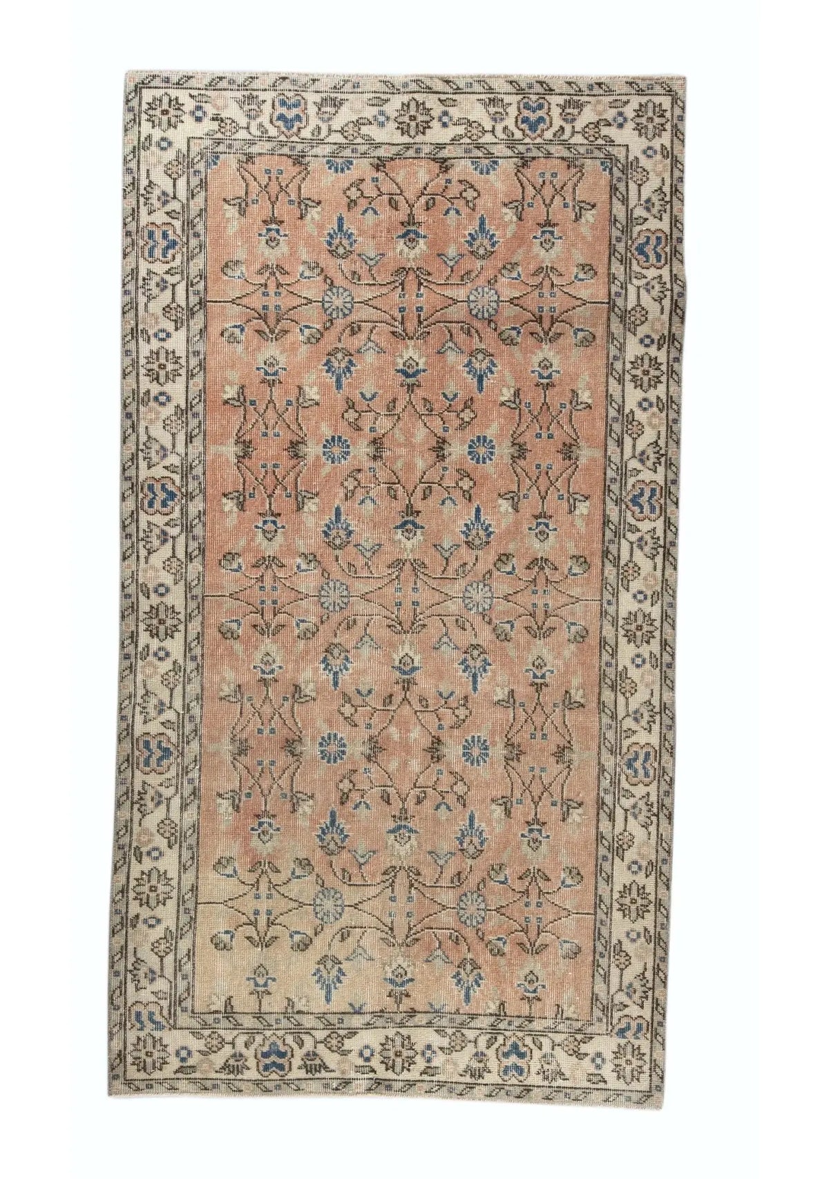 Royalty - Vintage Orange Antique Washed Rug - kudenrugs
