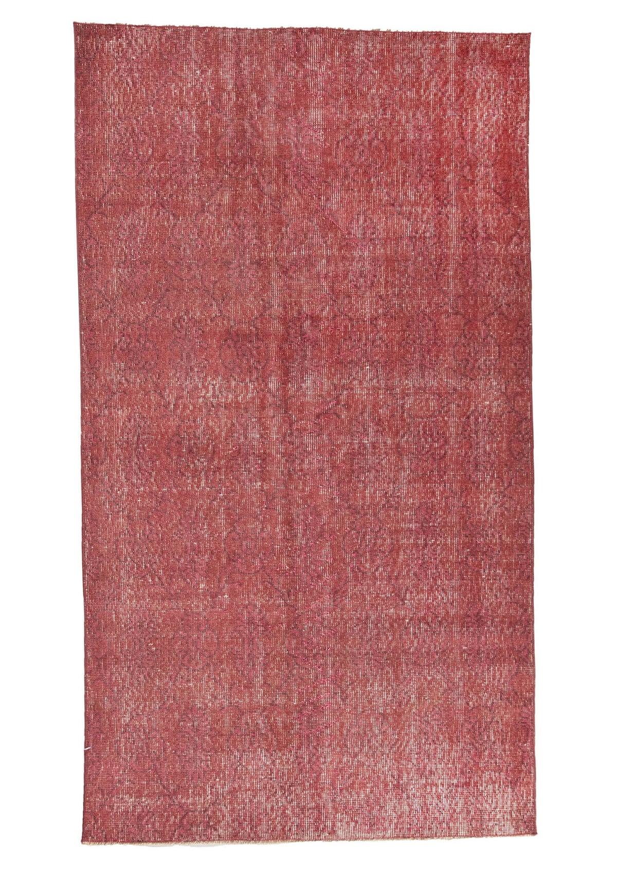 Ruby - Vintage Pink Overdyed Rug - kudenrugs