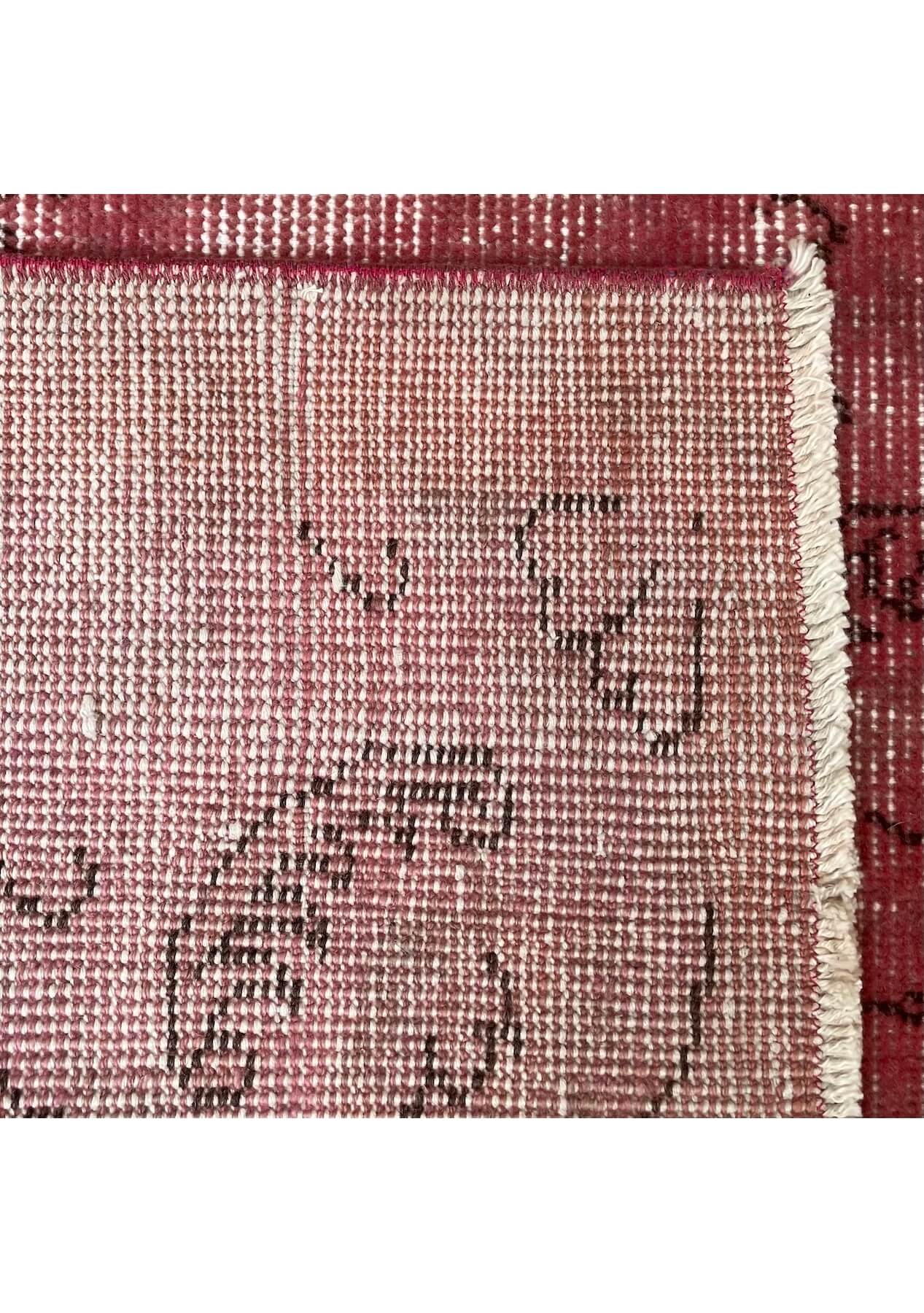 Sarah - Vintage Pink Overdyed Rug - kudenrugs