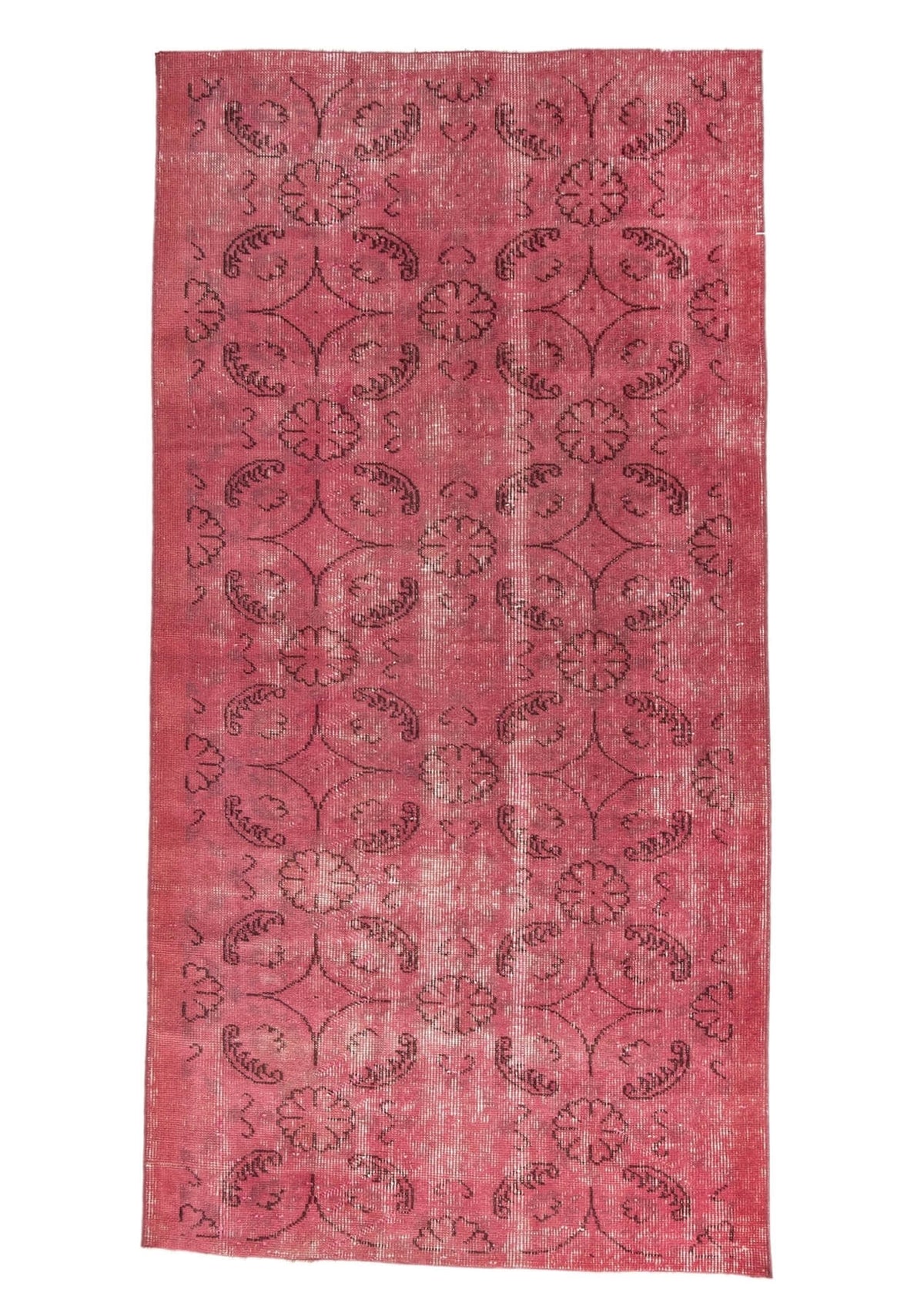 Sarah - Vintage Pink Overdyed Rug - kudenrugs