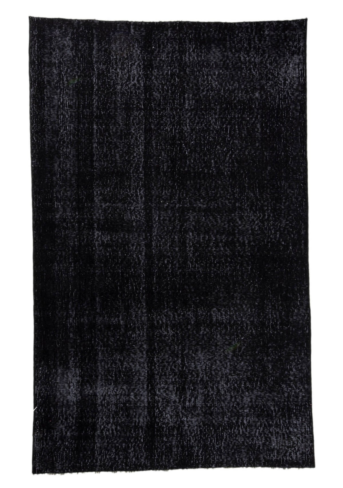 Suzanne - Vintage Black Overdyed Rug - kudenrugs