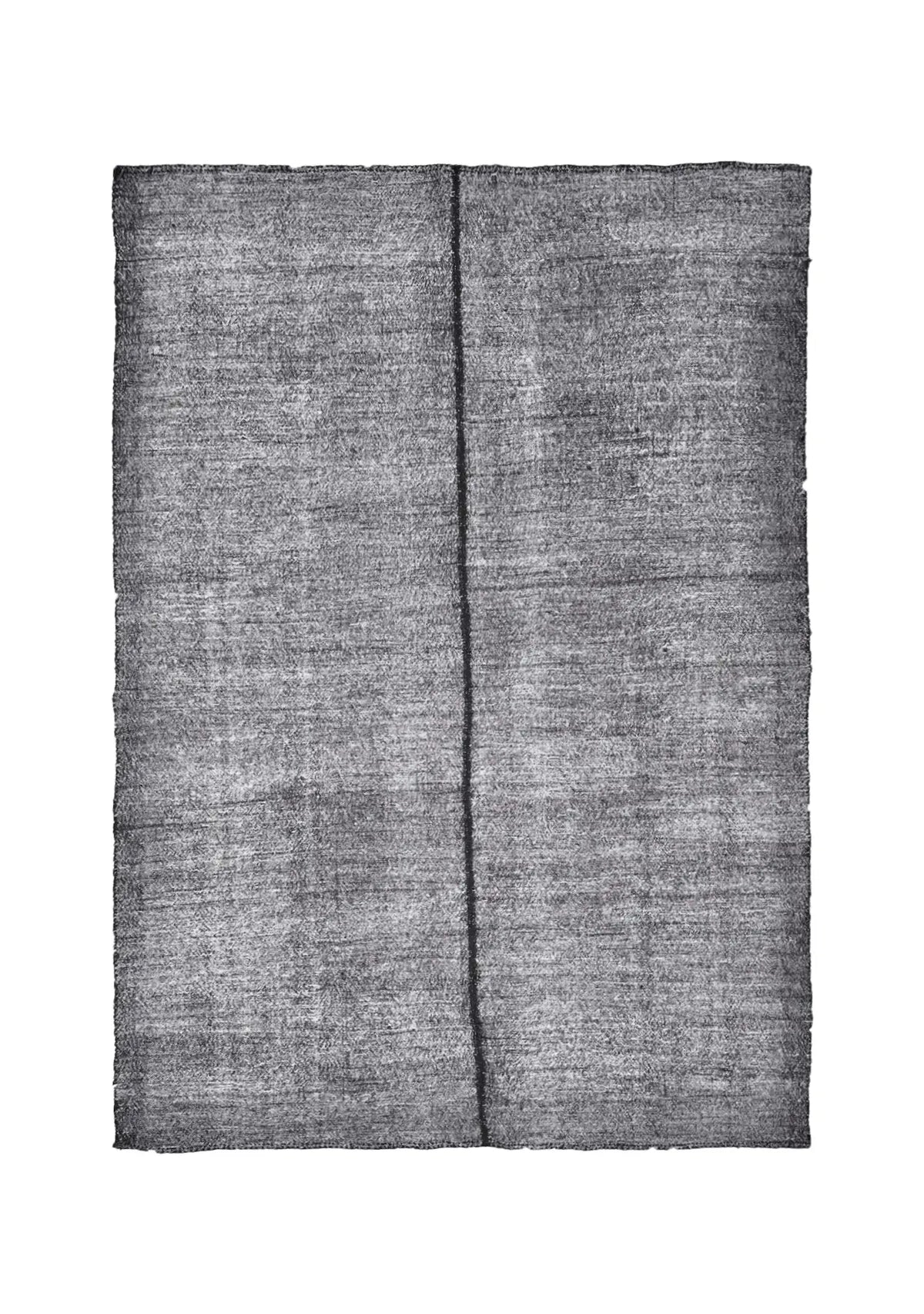 Terra - Gray Goathair Rug - kudenrugs