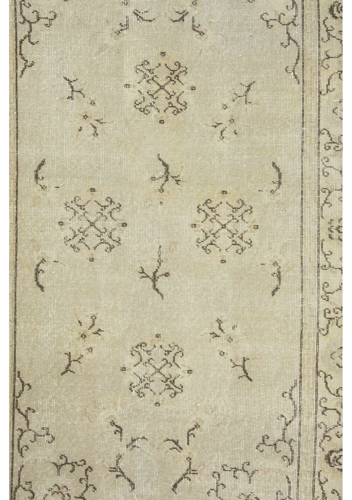 Tia - Vintage Beige Antique Washed Rug - kudenrugs