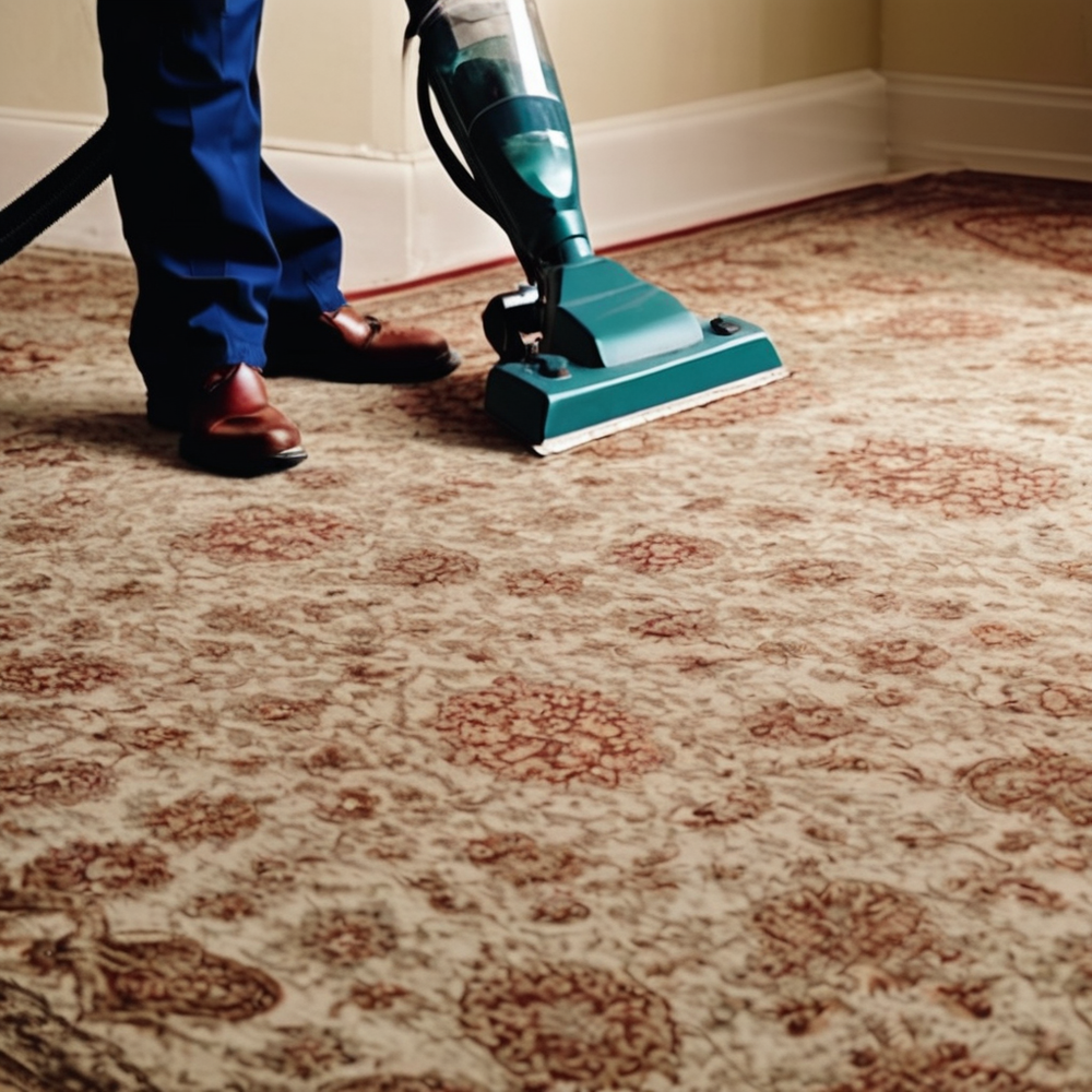 Vacuuming Carpet to Remove Beetles