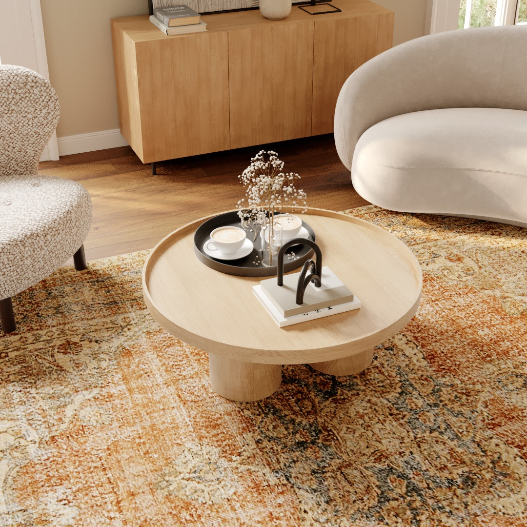 Minimalist Handmade Rug with Timeless Appeal - Kuden Rugs