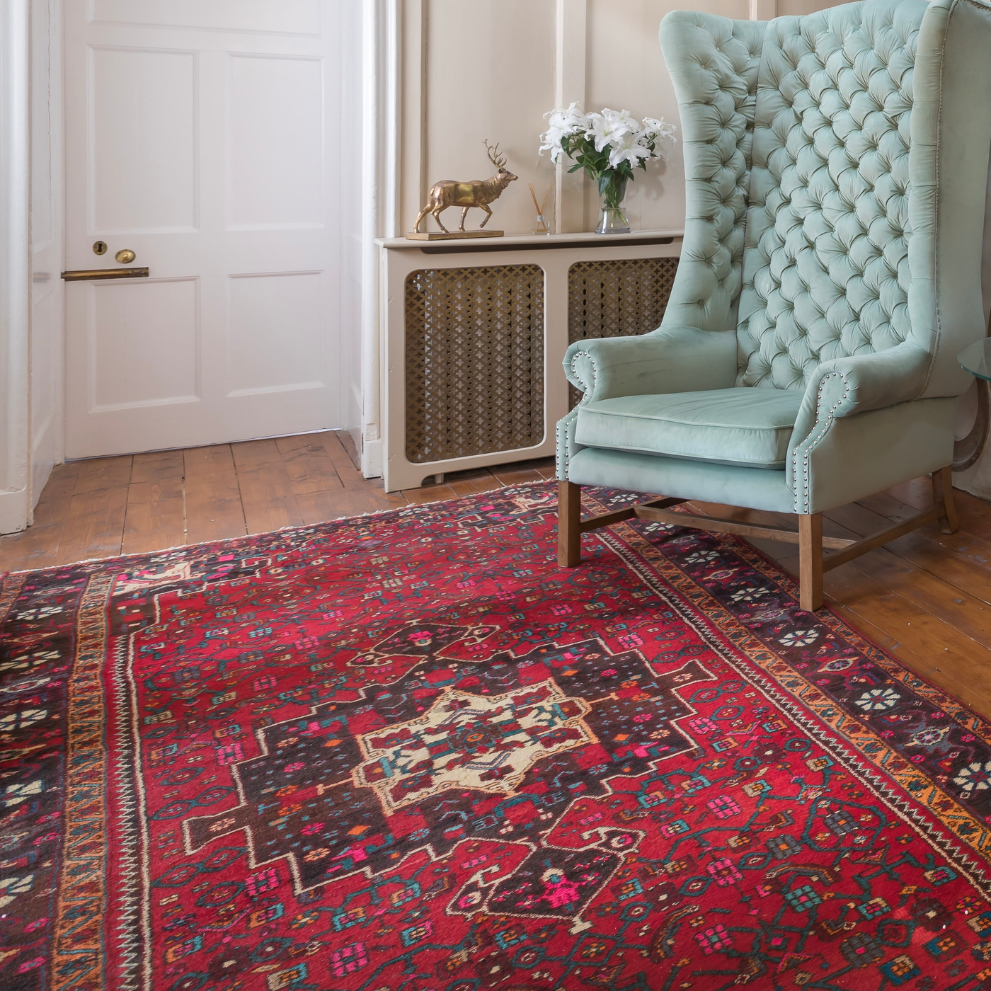 Luxurious Handwoven Carpet with Rich Designs - Kuden Rugs