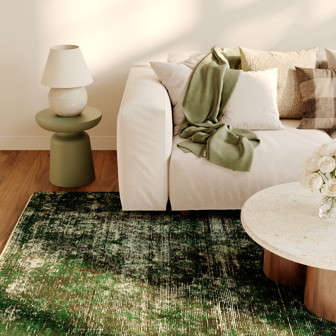 Green Rugs | Shop Premium Handmade Rugs - Kuden Rugs