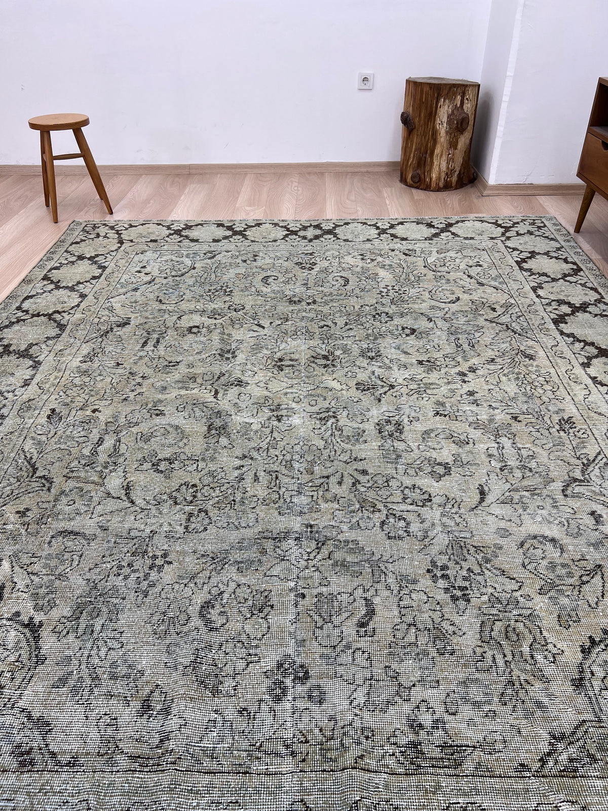 Antique Parlor Rug Multi Color Flower Patterned Area Carpet Polyster N –  Feblilac® Mat