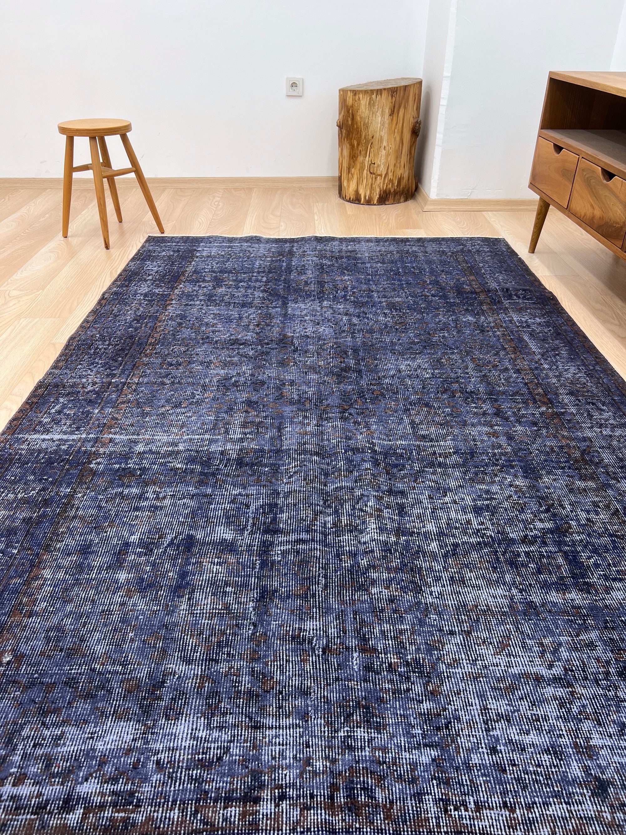 Daelyne - Vintage Turkish Overdyed Rug