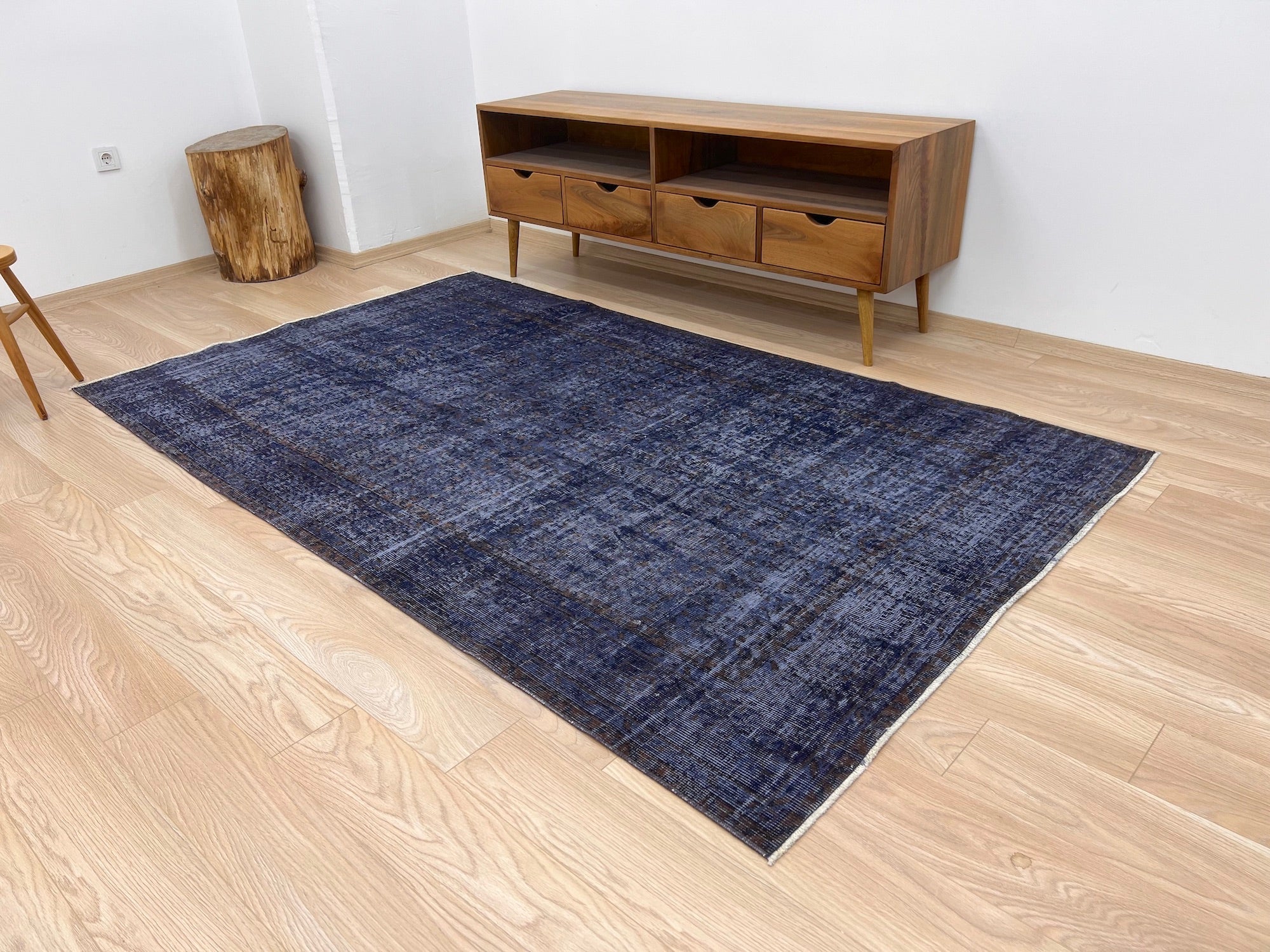 Daelyne - Vintage Turkish Overdyed Rug