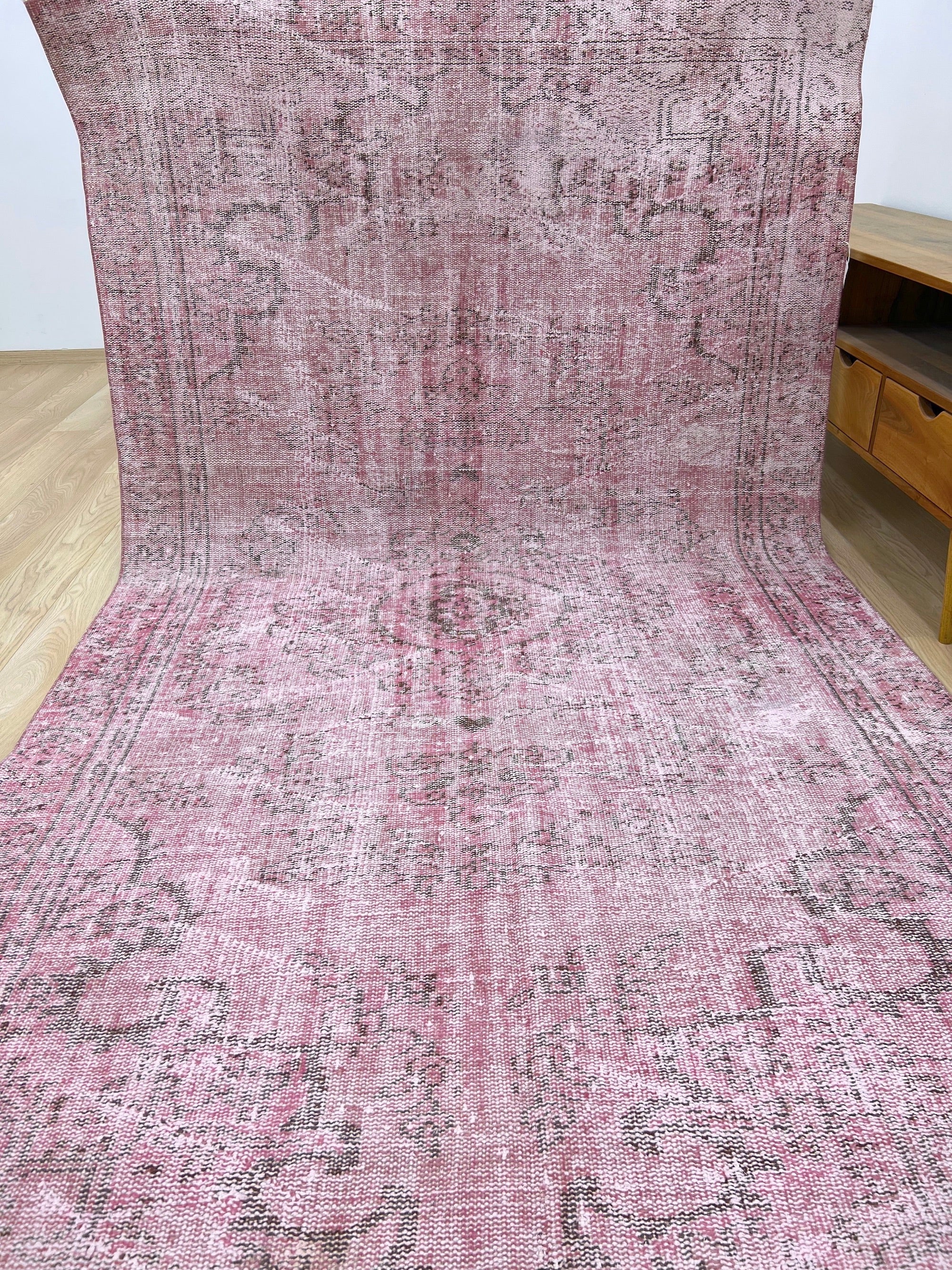 Nafiza - Vintage Turkish Overdyed Rug