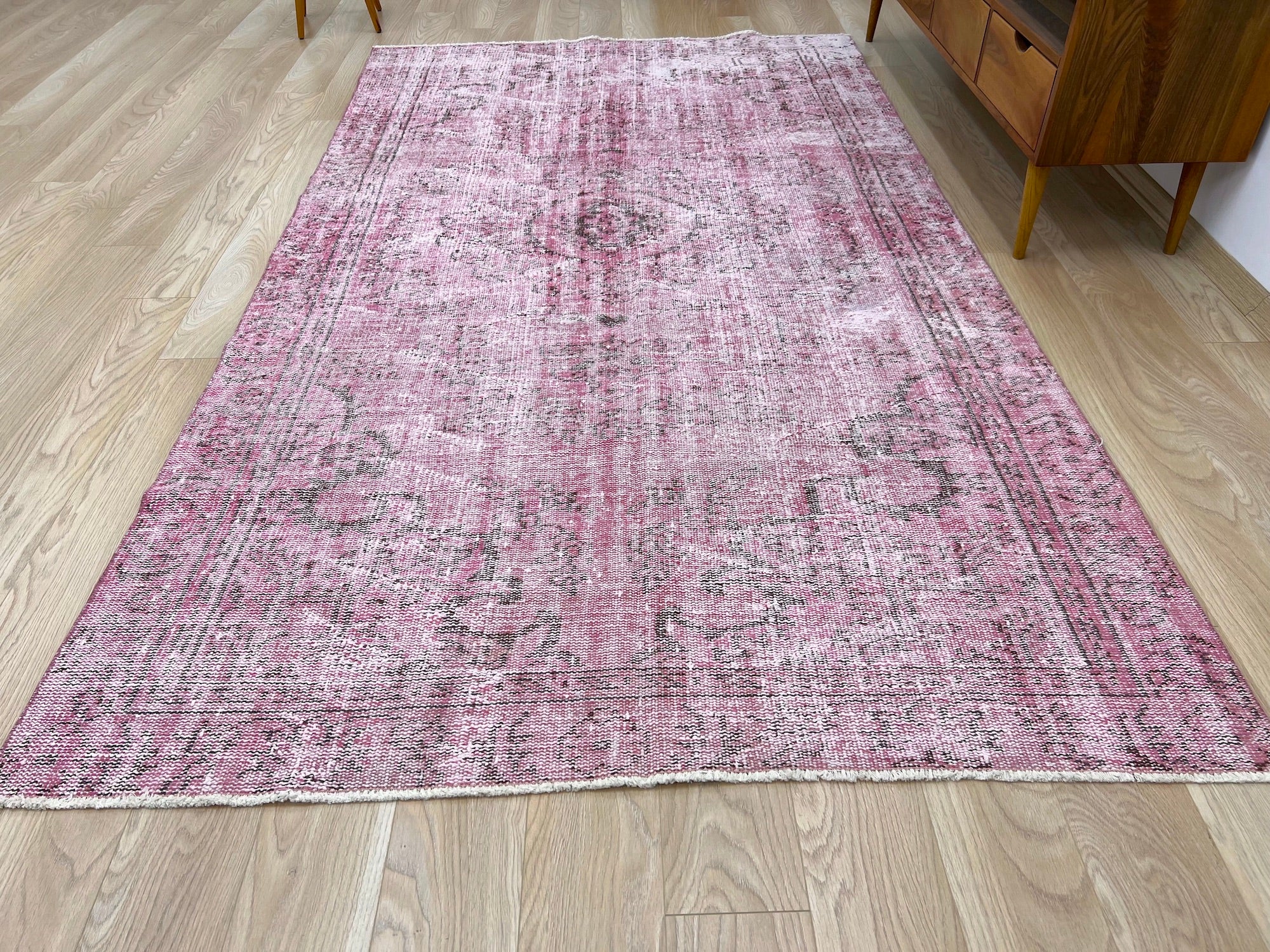 Nafiza - Vintage Turkish Overdyed Rug