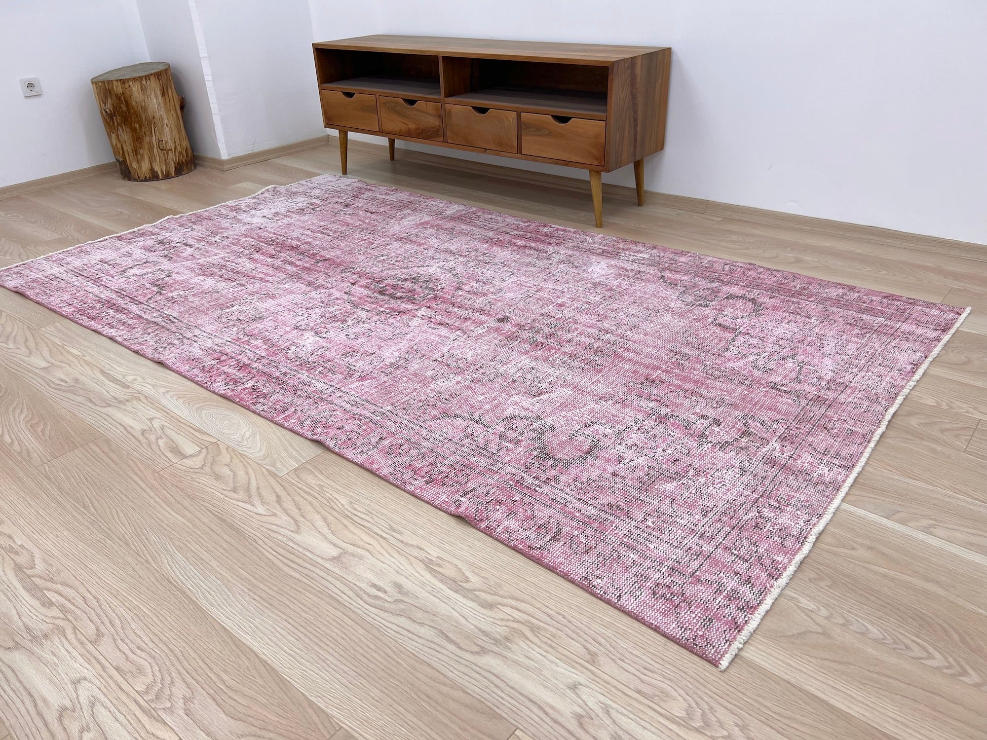 Nafiza - Vintage Turkish Overdyed Rug