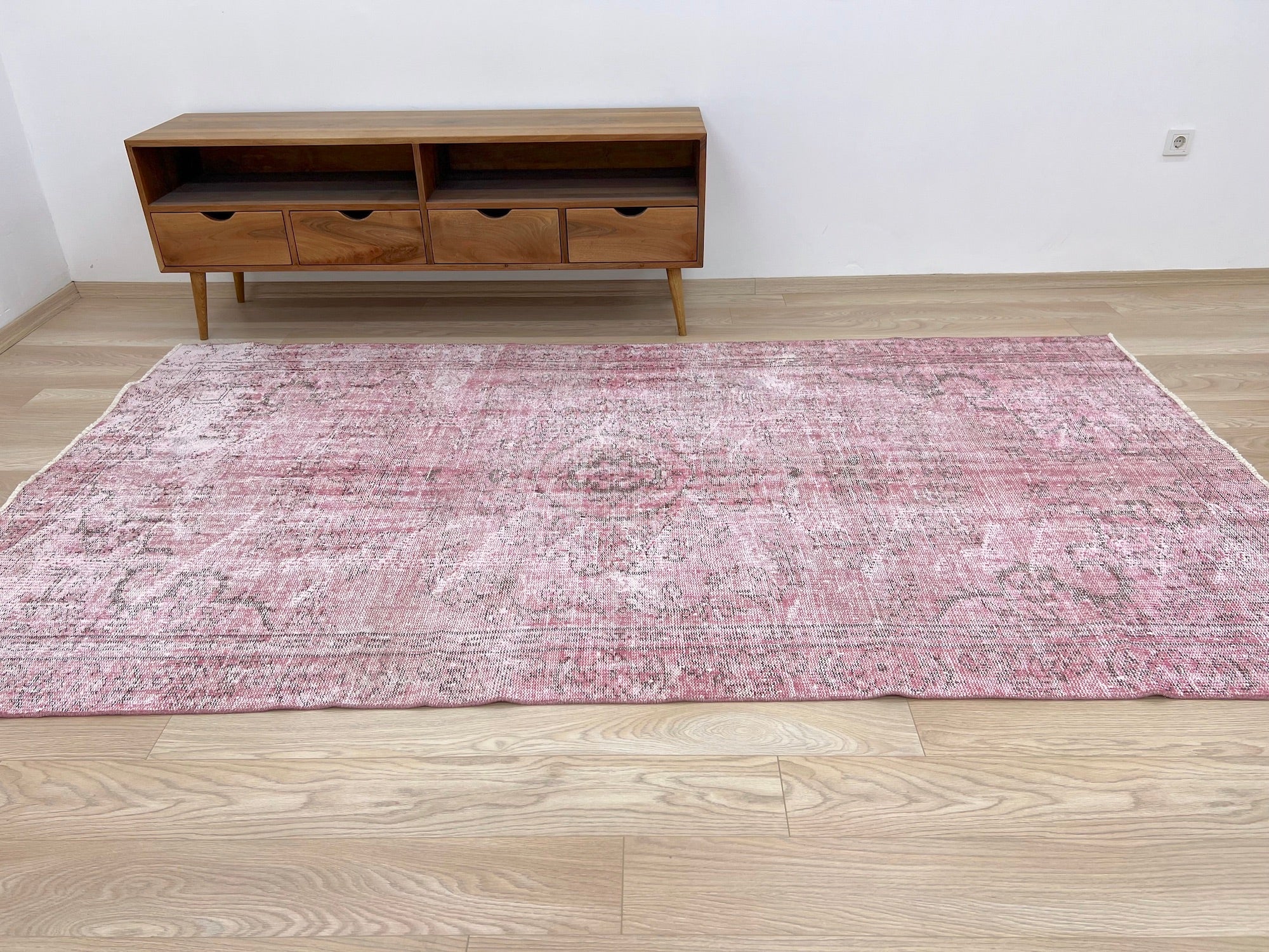 Nafiza - Vintage Turkish Overdyed Rug