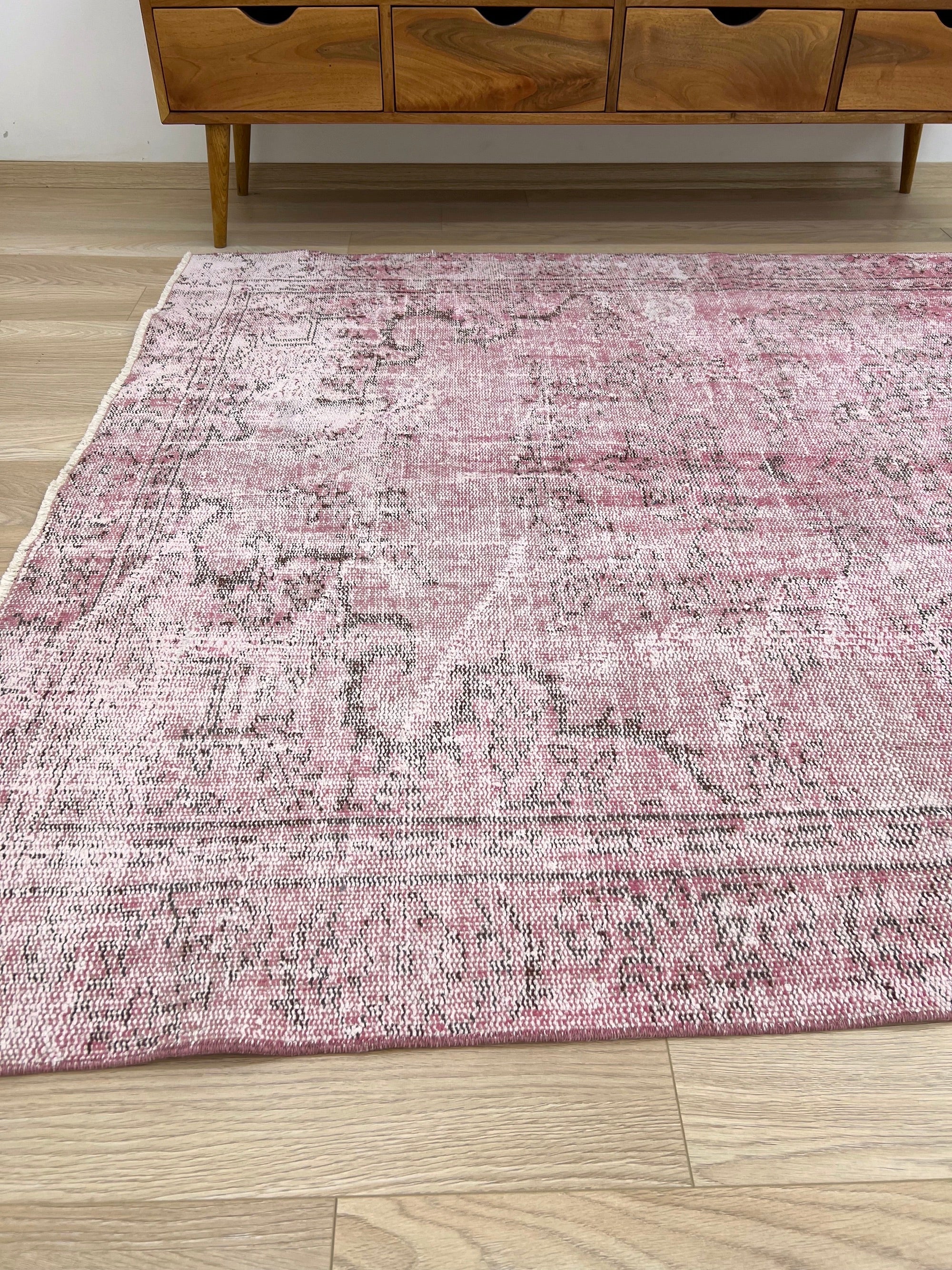 Nafiza - Vintage Turkish Overdyed Rug