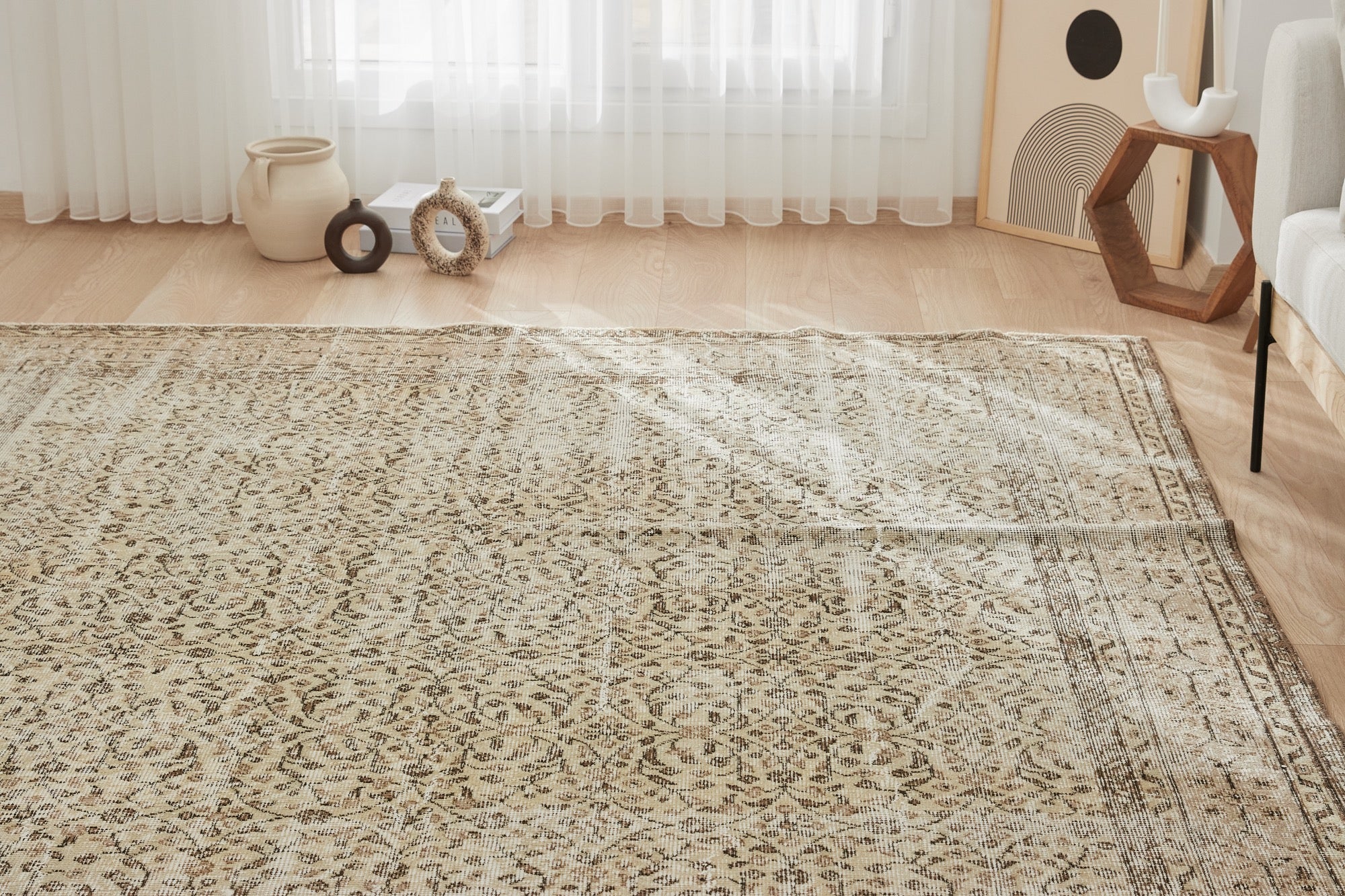 Aaliyah | Timeless Design | Handmade Vintage Carpet | Kuden Rugs