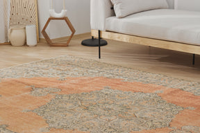 Abbey's Allure | Unique Turkish Area Rug | Vintage Wool and Cotton Blend | Kuden Rugs
