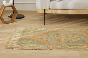 Abril | Modern Vintage Fusion | Artisanal Geometric Carpet | Kuden Rugs