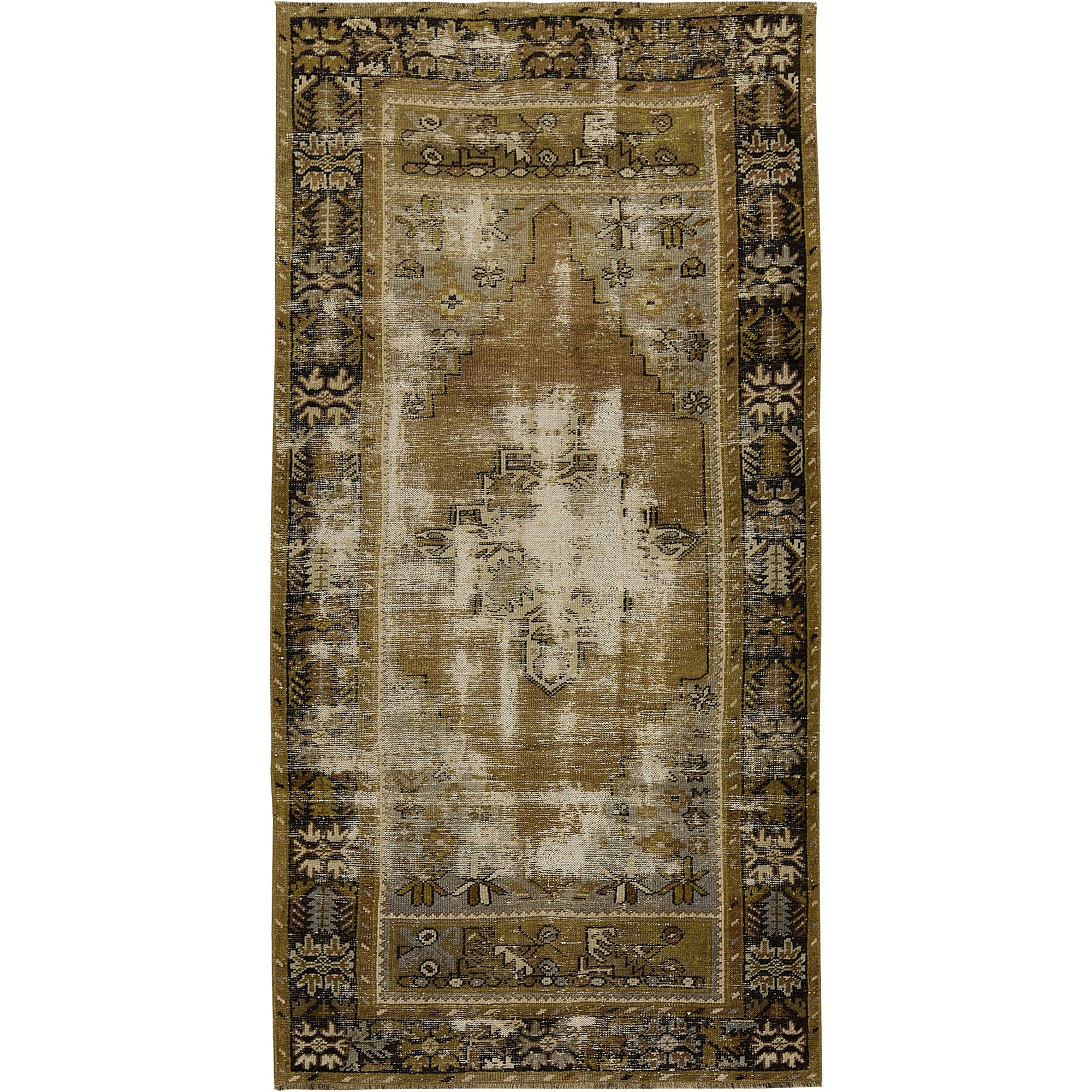 Addison | Warm Brown Medallion Rug | Kuden Rugs