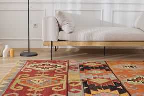 Akira: A unique Turkish carpet with vibrant multi-color tones. | Kuden Rugs