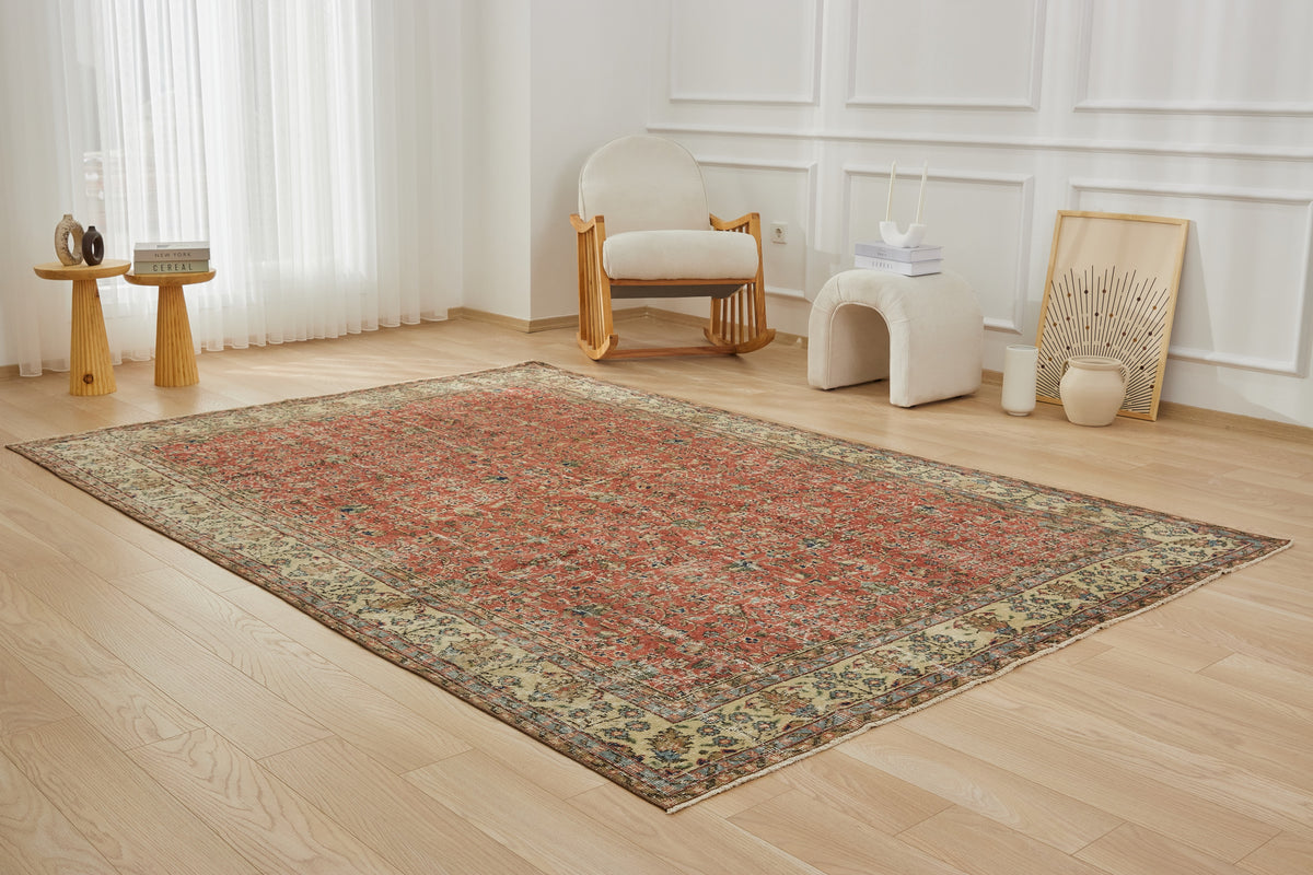 Elegant Alanna Vintage Turkish Carpet