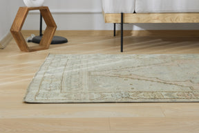 Alethea | Modern Vintage Fusion | Artisanal Geometric Carpet | Kuden Rugs