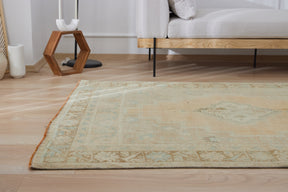 Alisina | Modern Vintage Fusion | Artisanal Geometric Carpet | Kuden Rugs