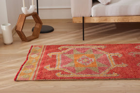 Allida | Modern Vintage Fusion | Artisanal Geometric Carpet | Kuden Rugs