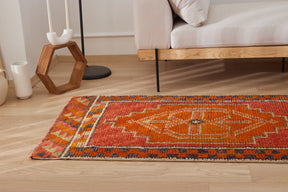 Allisson | Modern Vintage Fusion | Artisanal Geometric Carpet | Kuden Rugs