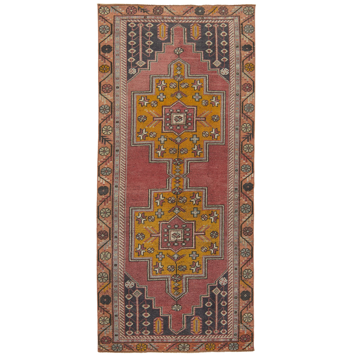 Ally - Vintage Turkish Anatolian Runner Rug